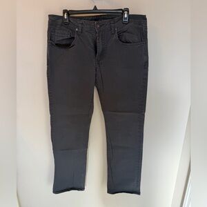 Buffalo David Bitton Men's Charcoal Slim Straight Jeans